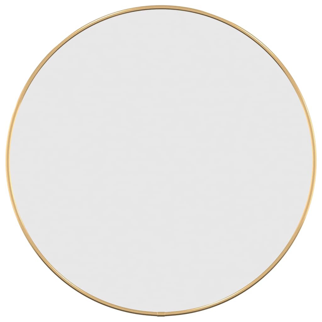 VidaXL Wandspiegel rund ø50 cm goldfarben