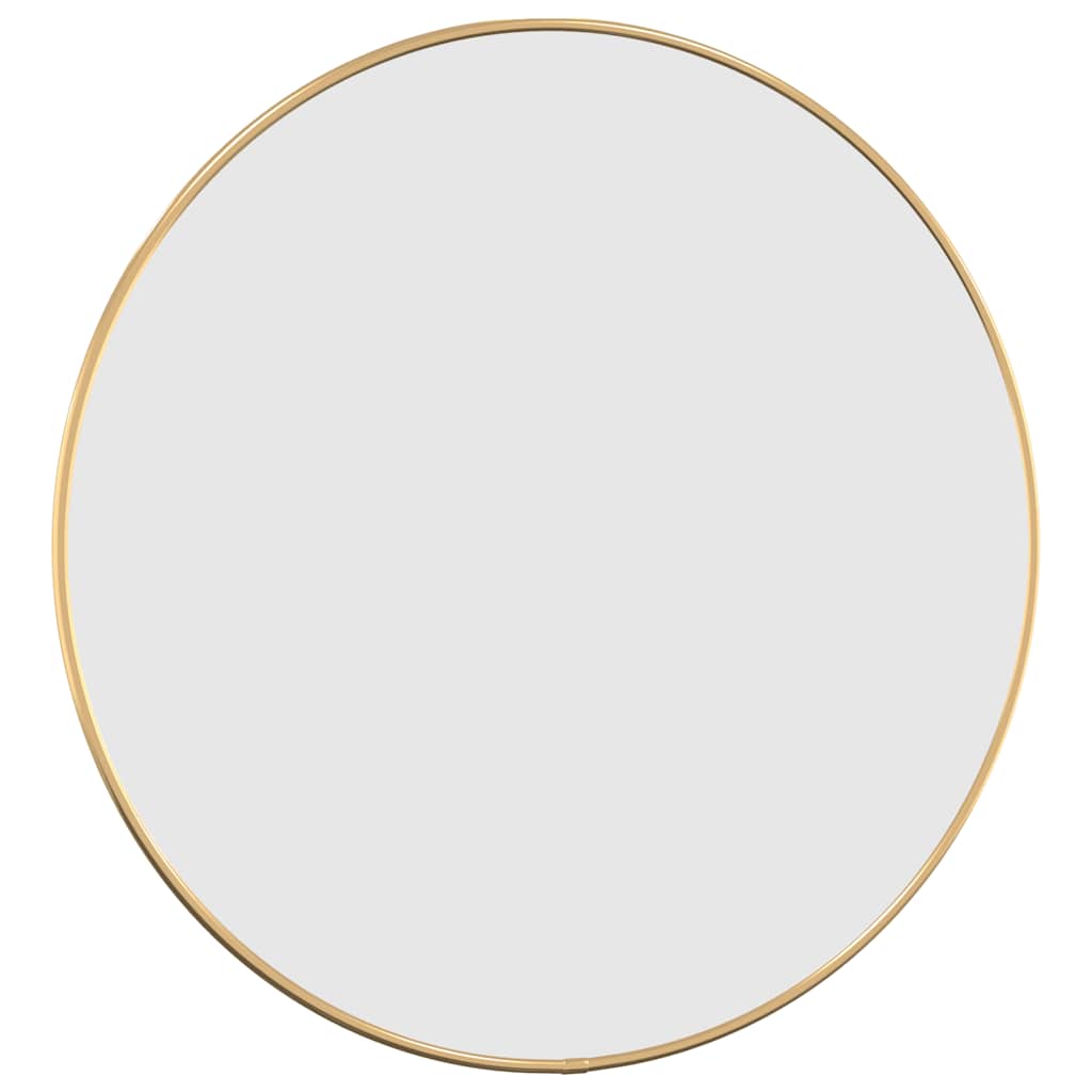 VidaXL Wandspiegel rund ø50 cm goldfarben