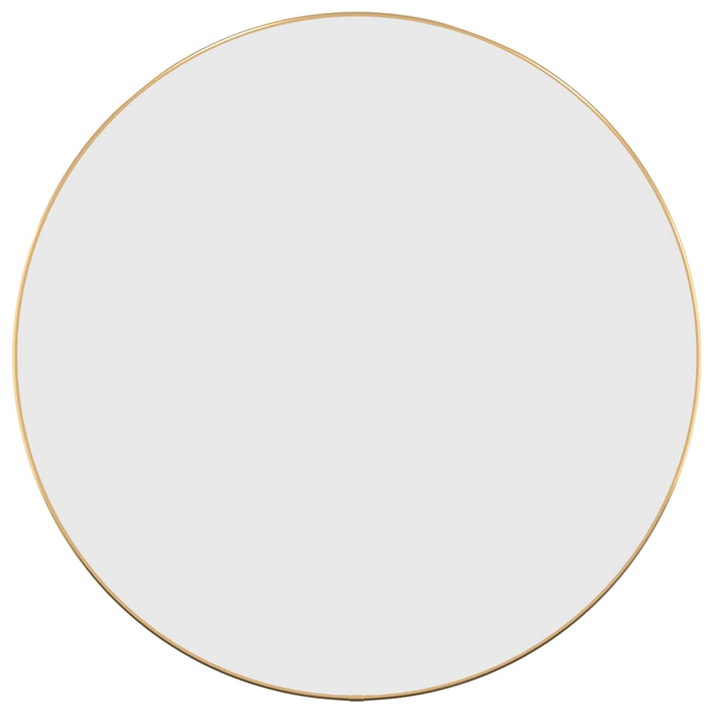 VidaXL Wandspiegel rund ø60 cm goldfarben