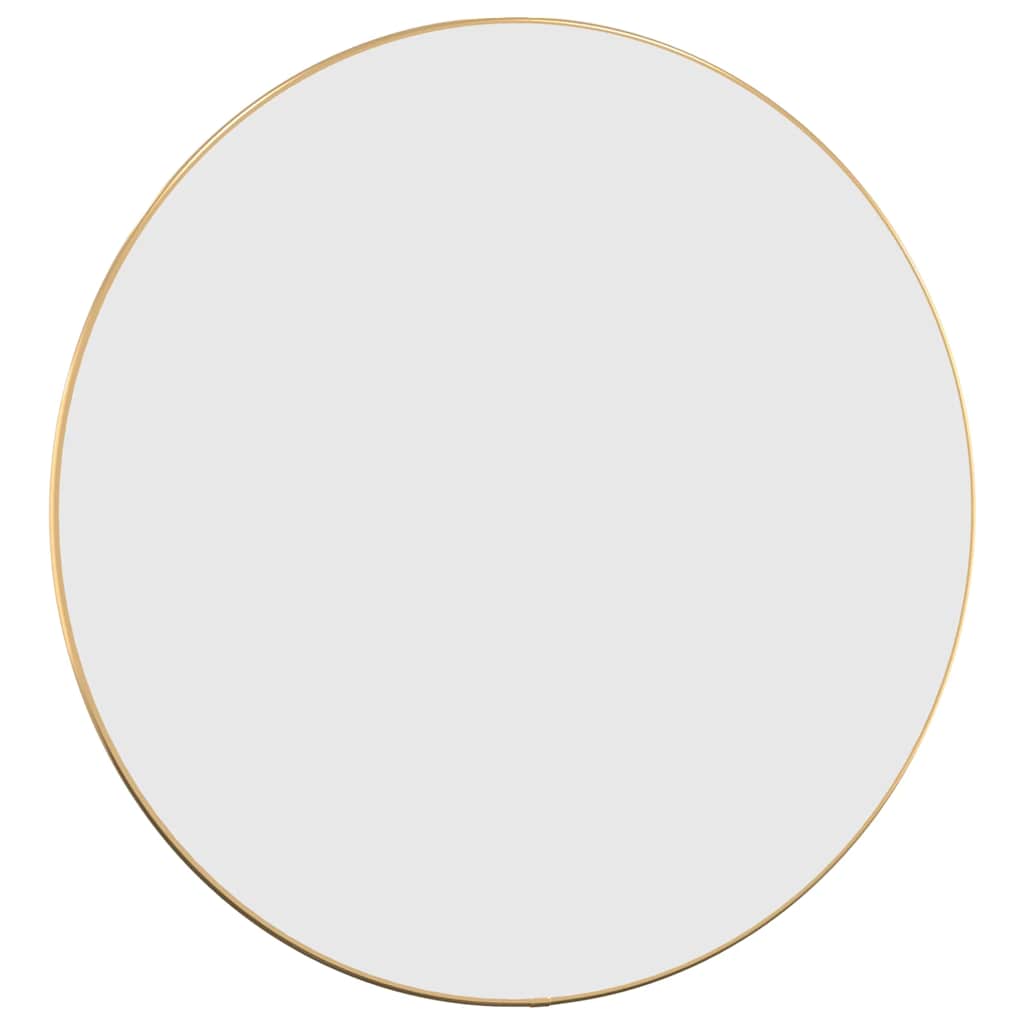 VidaXL Wandspiegel rund ø60 cm goldfarben