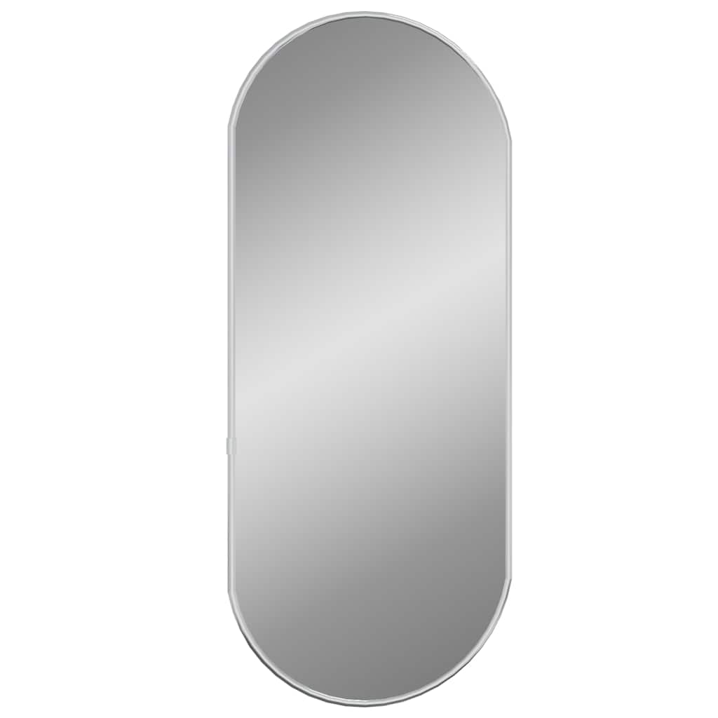 VidaXL Wandspiegel 60x25 cm Oval Silberfarben