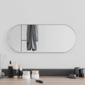 VidaXL Wandspiegel 60x25 cm Oval Silberfarben