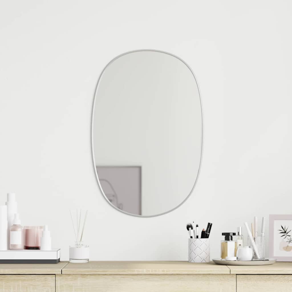 Vidaxl wandspiegel 60x40 cm zilverkleurig