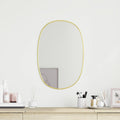 Vidaxl wandspiegel 60x40 cm goudkleurig