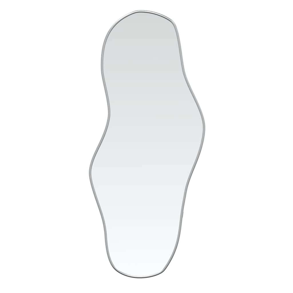 VidaXL Wandspiegel 90x40 cm Silber