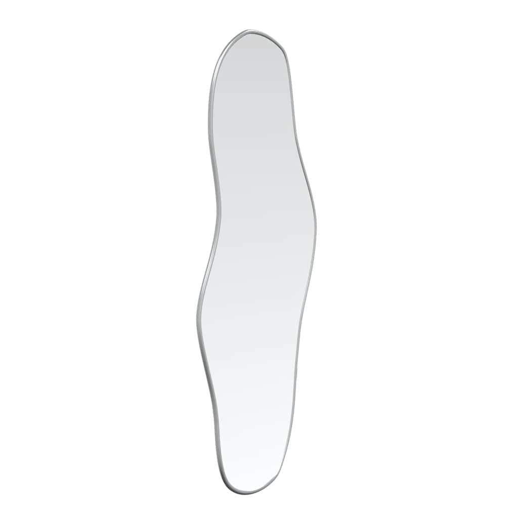 VidaXL Wandspiegel 90x40 cm Silber