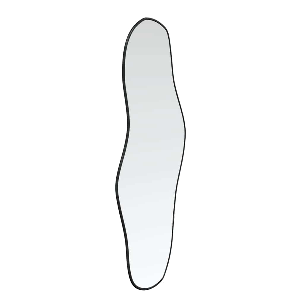 VidaXL Wandspiegel 90x40 cm Schwarz