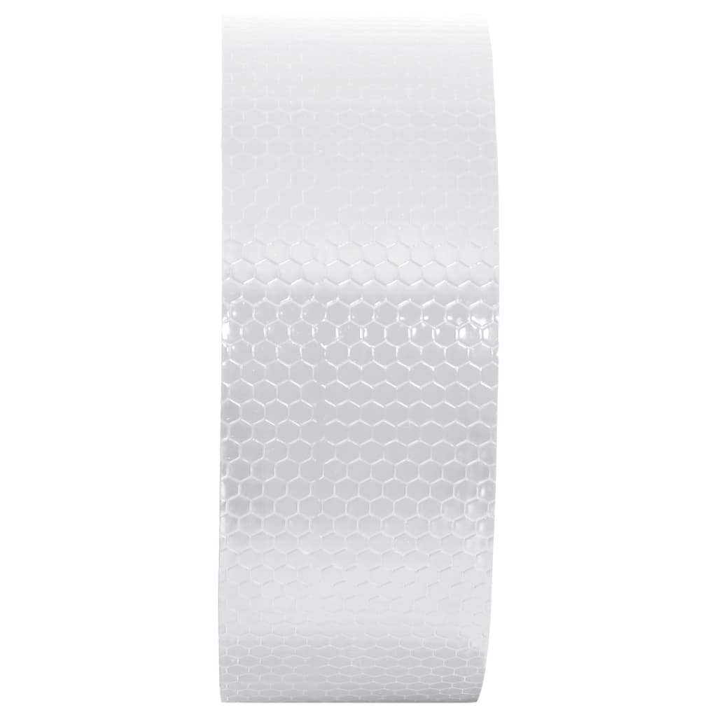 VidaXL Reflexband 5 cm x 20 m PVC weiß