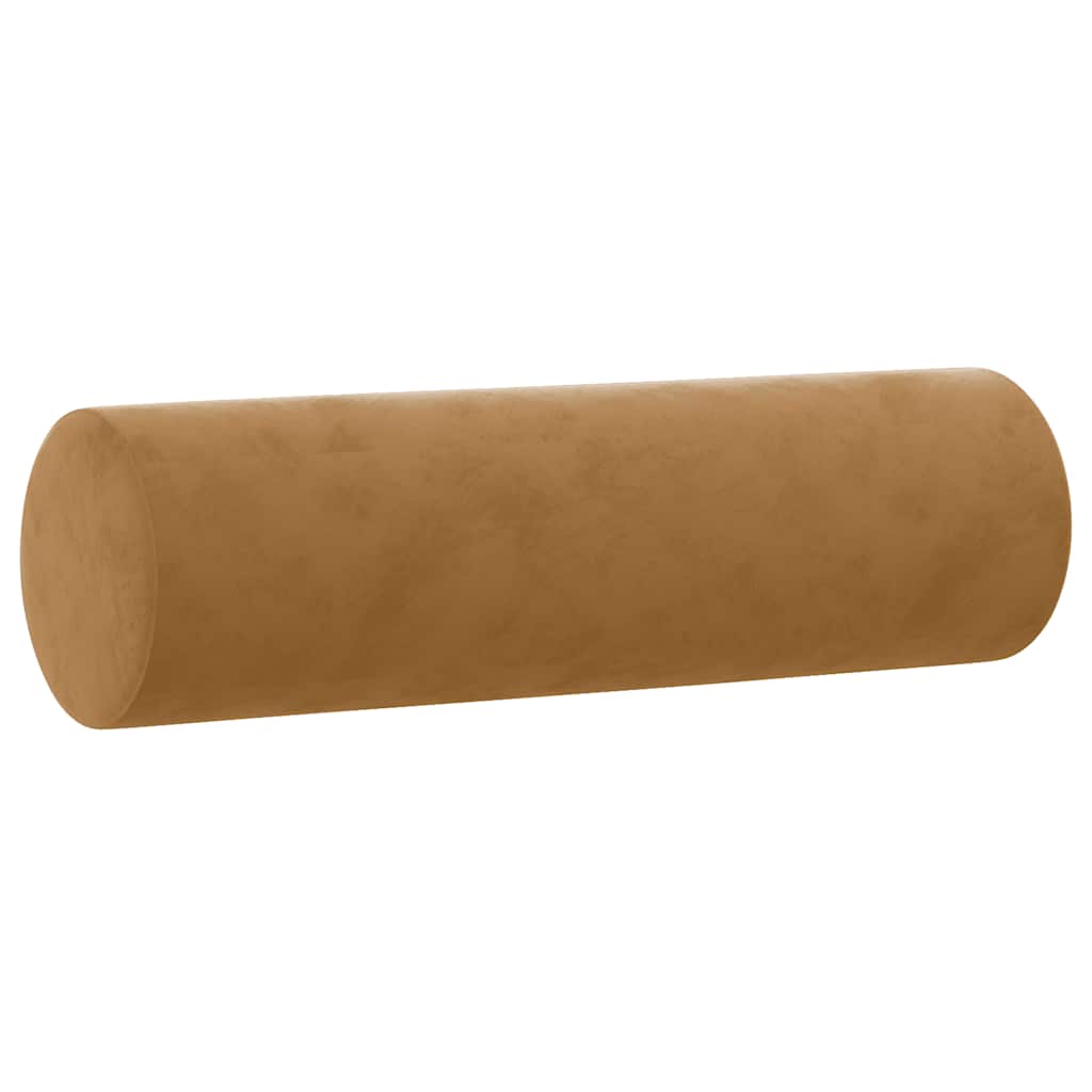 Vidaxl sierkussens 2 st 15x50 cm fluweel bruin