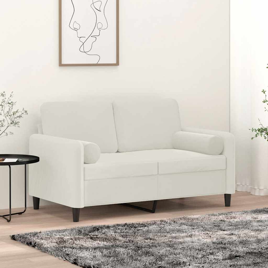 VidaXL Dekokissen, 2 Stück, 15 x 50 cm, Samt, cremefarben