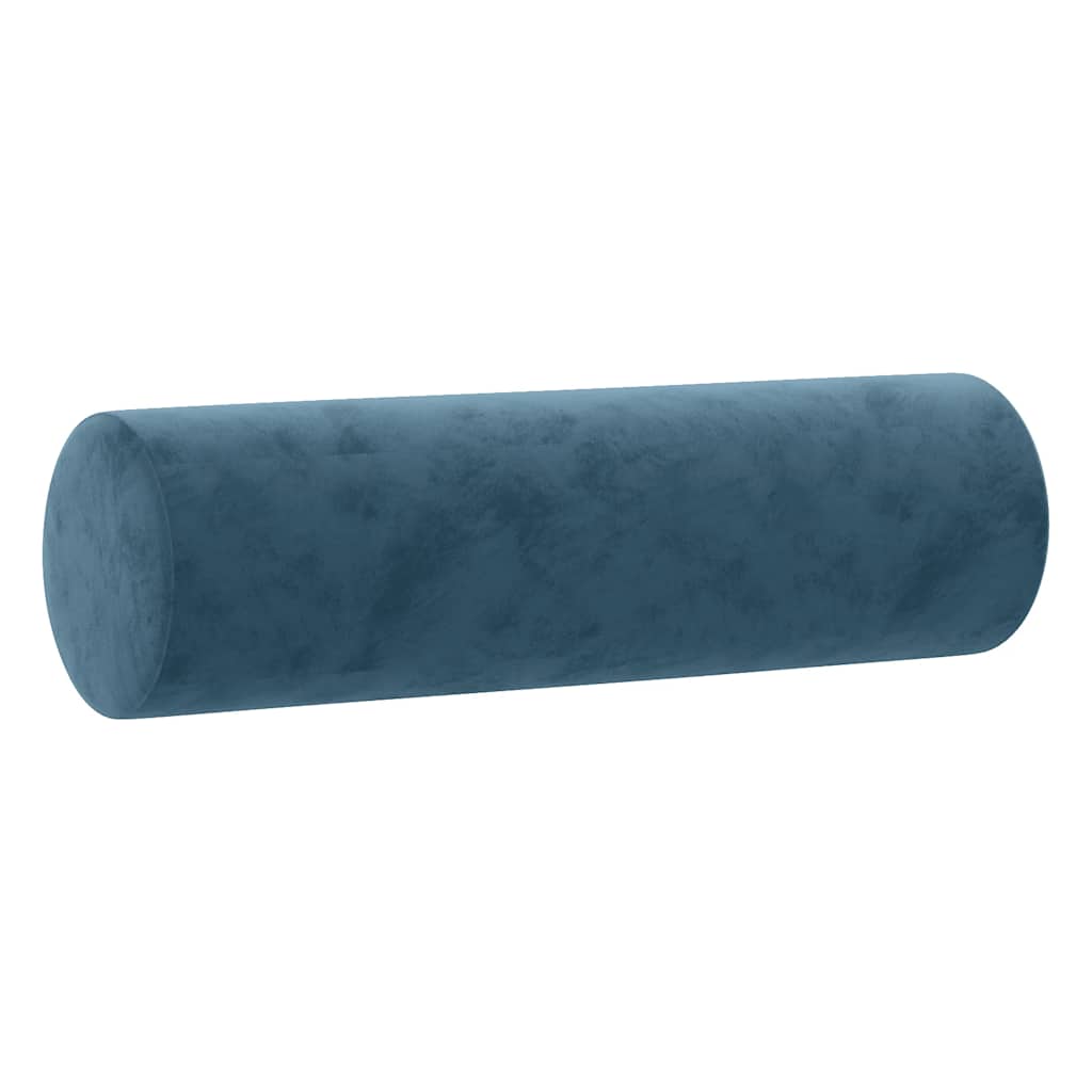 VidaXL Dekokissen, 2 Stück, 15 x 50 cm, Samt, blau
