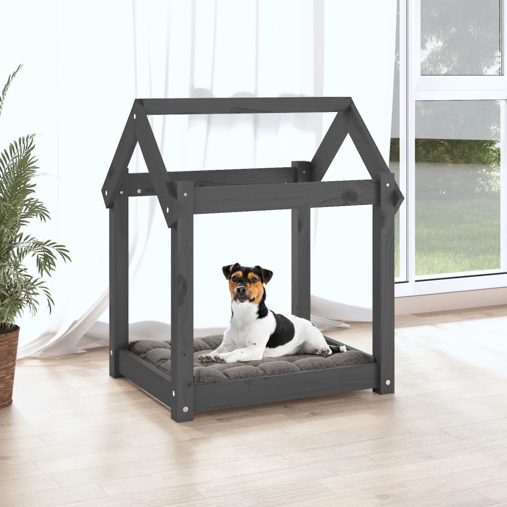Vidaxx Hundekorb 61x50x70 cm Festkiefergrau