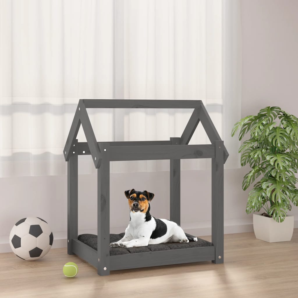 Vidaxx Hundekorb 61x50x70 cm Festkiefergrau