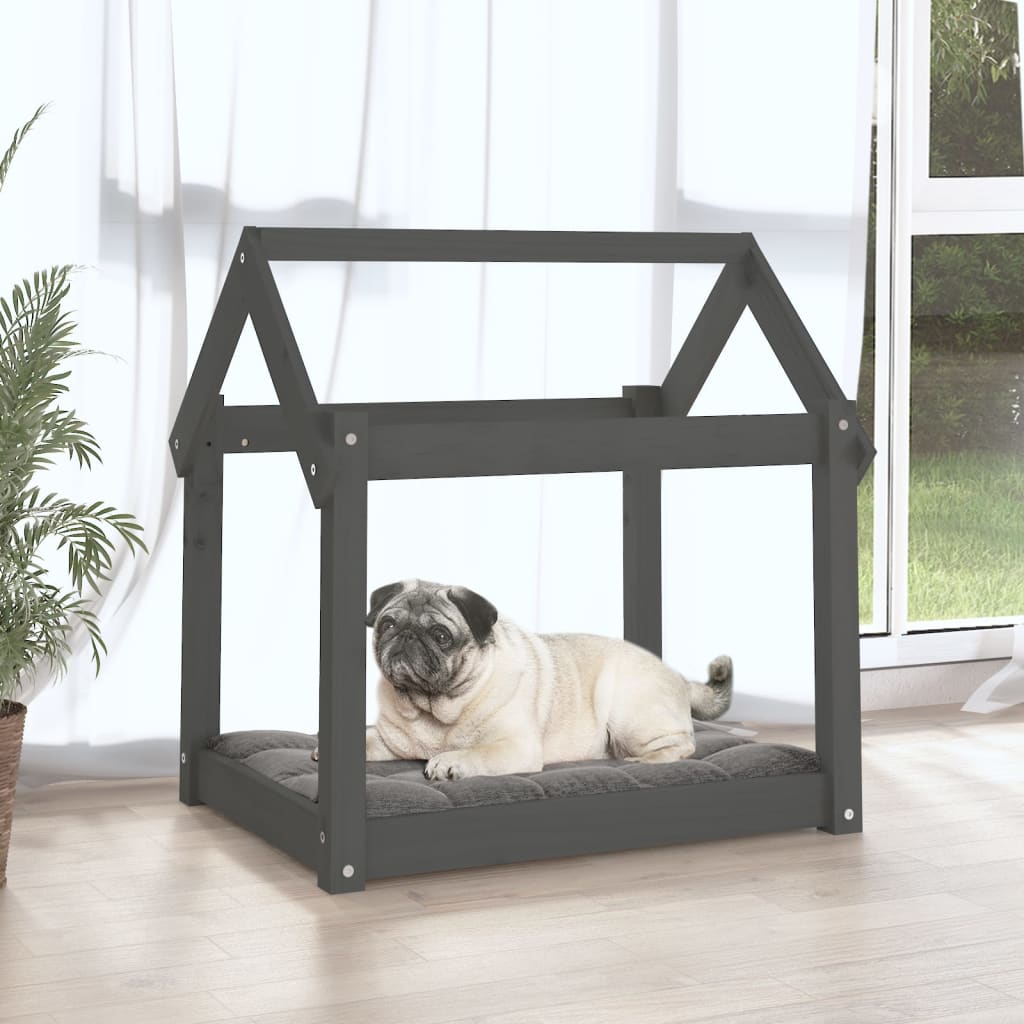 Vidaxx Hundekorb 71x55x70 cm Festkiefergrau
