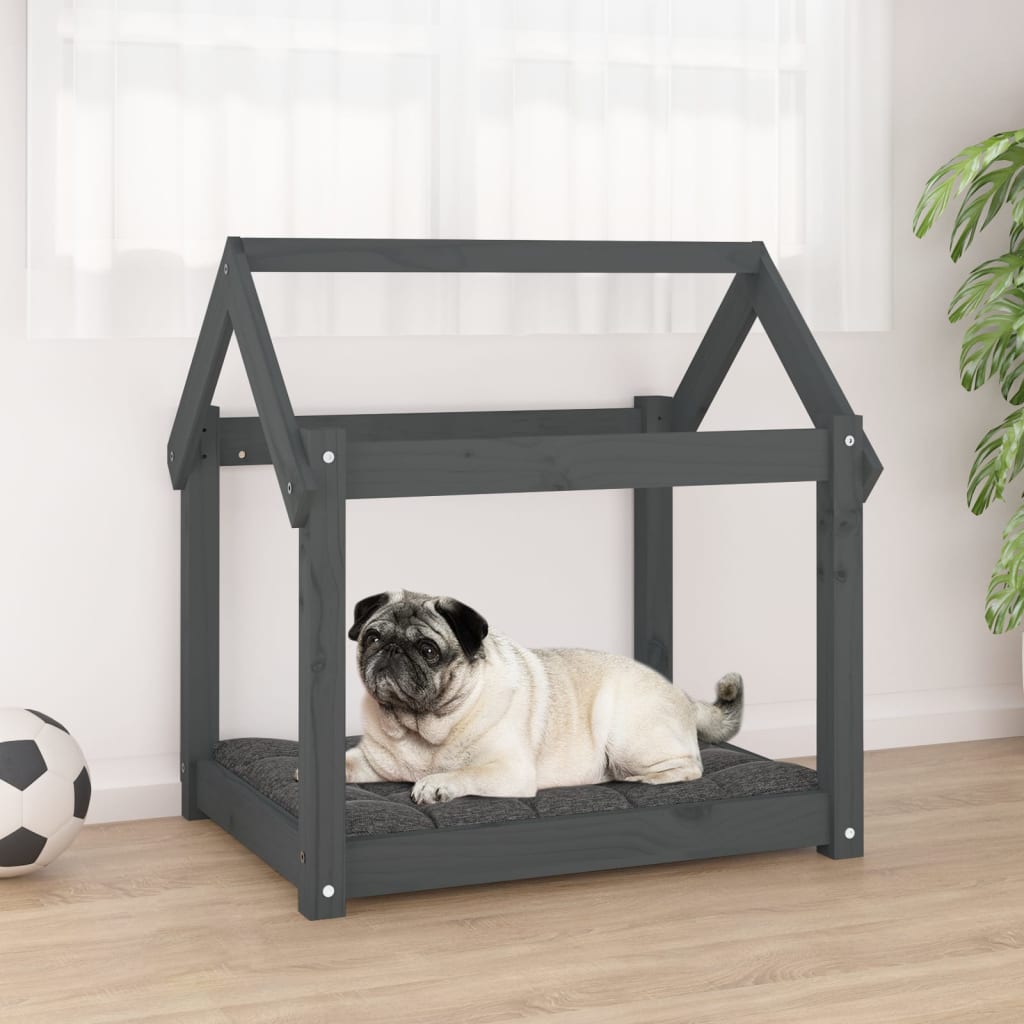 Vidaxx Hundekorb 71x55x70 cm Festkiefergrau