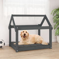 VidaXL Hundekorb 81x60x70 cm Festkieferngrau