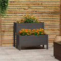 VIDAXL -Planungsbox 84,5x84x75 cm Festkiefergrau