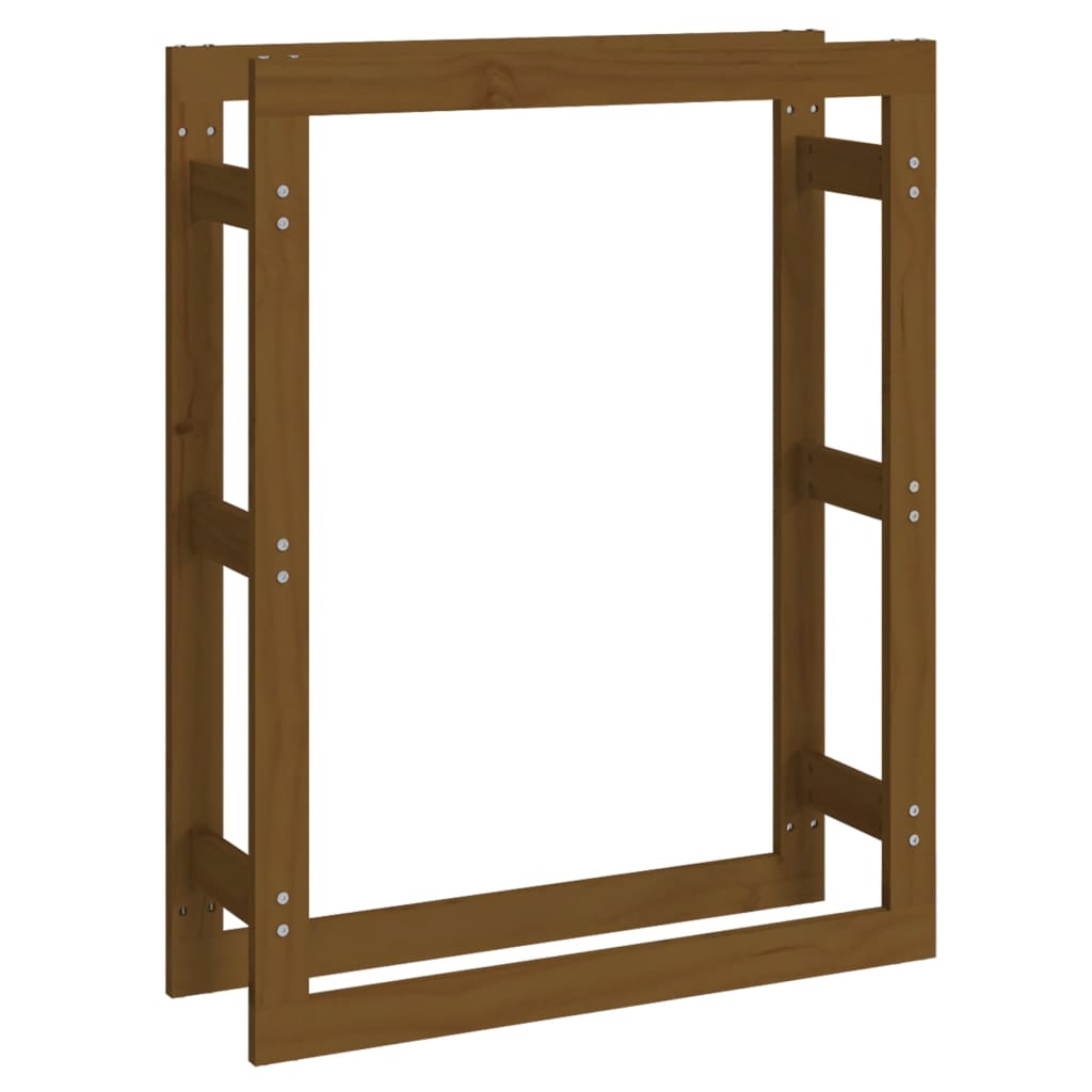 VidaXL Kamin 80x25x100 cm Festkiefer Honigbraun