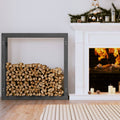 Vidaxxl -Kamin 100x25x100 cm Festkieferngrau