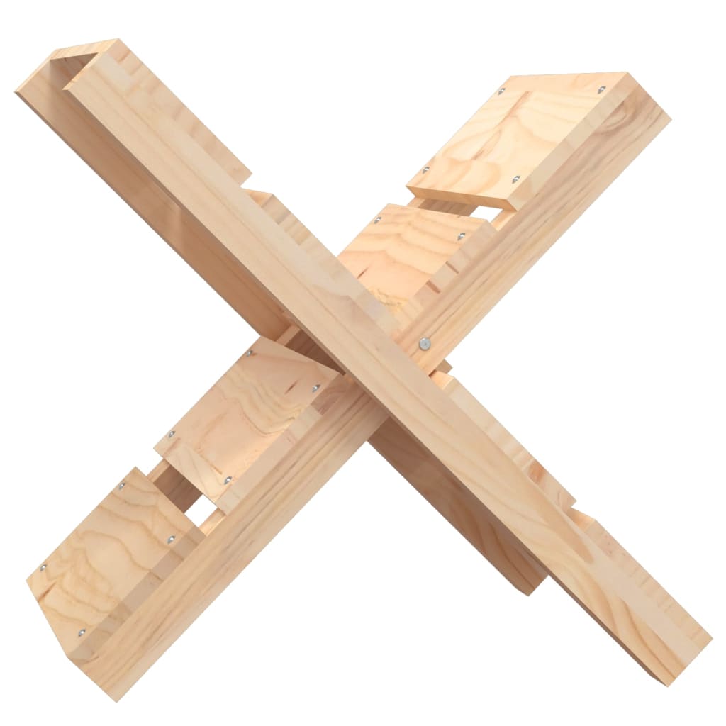 VidaXL Holzständer 47x39,5x48 cm Massives Kiefernholz