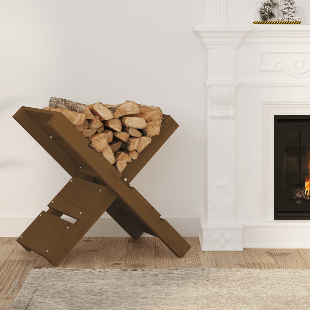 VidaXL Holzablage 47x39,5x48 cm Massives Kiefernholz Honigbraun