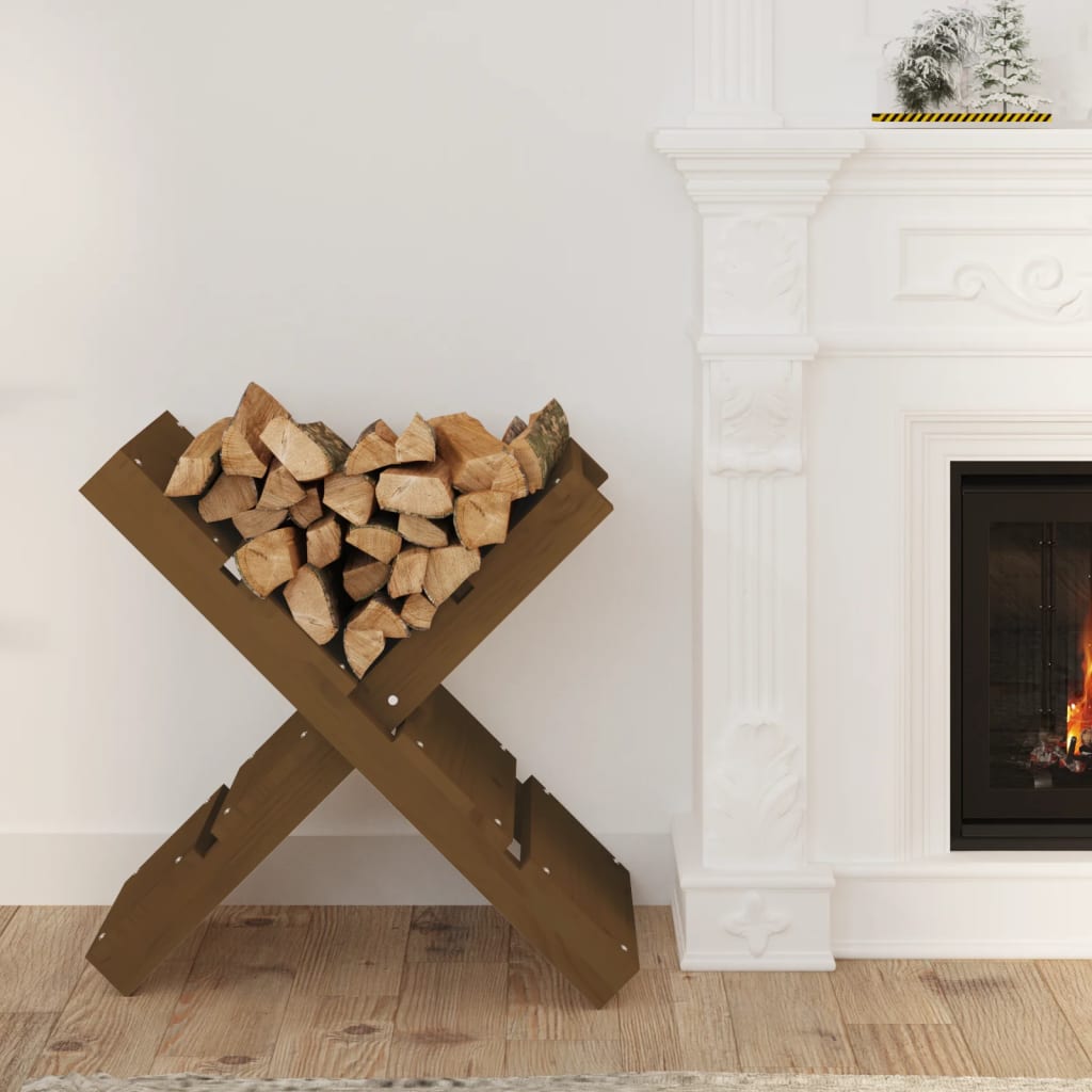 VidaXL Holzablage 47x39,5x48 cm Massives Kiefernholz Honigbraun