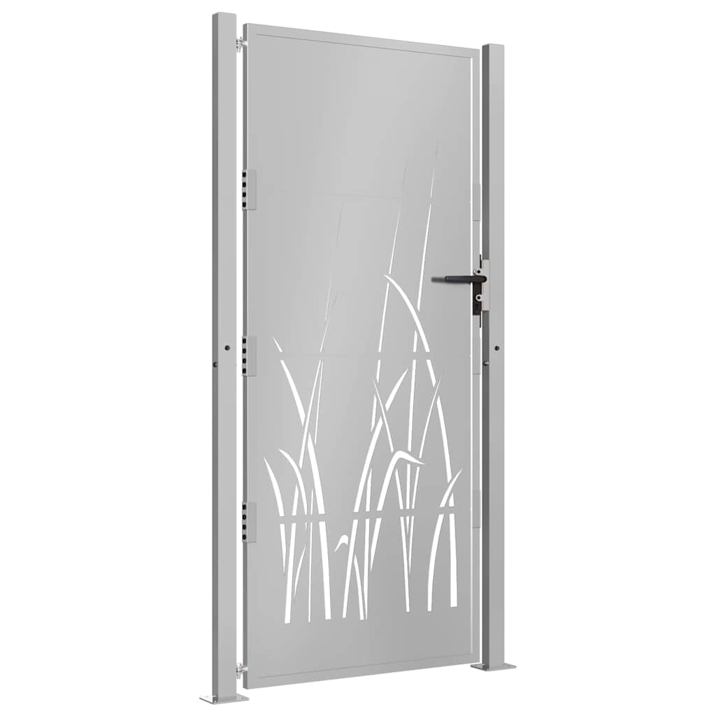 Vidaxl Tor mit Rasendesign 105x180 cm Cortenstahl