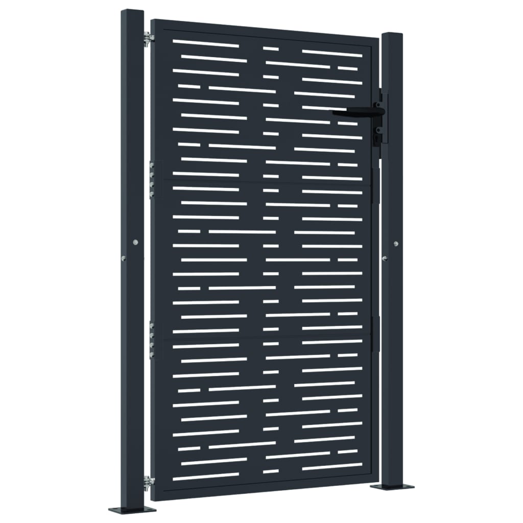 VIDAXL -Anker 105x130 cm mit quadratischem Stahl - Anthrazit - lackiert