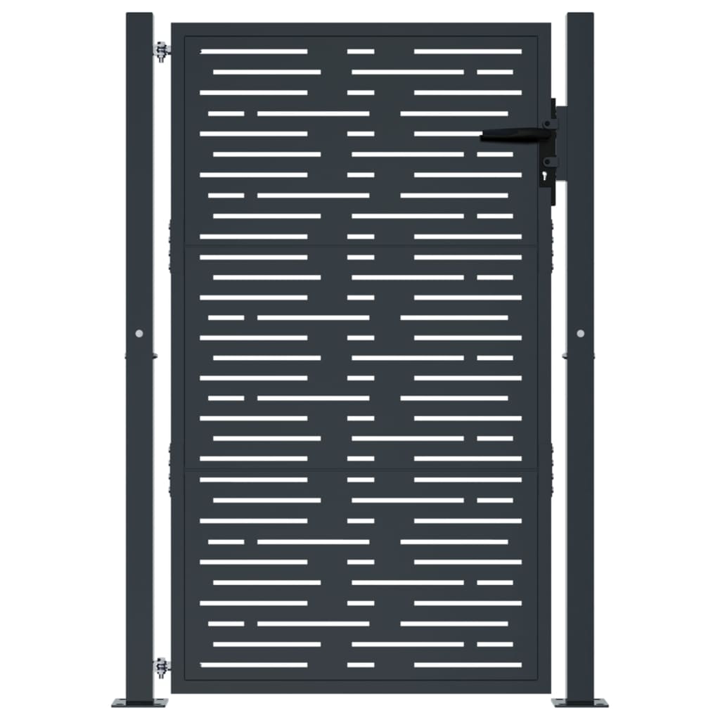 VIDAXL -Anker 105x130 cm mit quadratischem Stahl - Anthrazit - lackiert