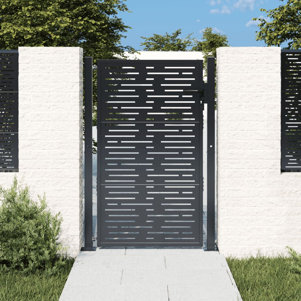 VIDAXL -Anker 105x130 cm mit quadratischem Stahl - Anthrazit - lackiert
