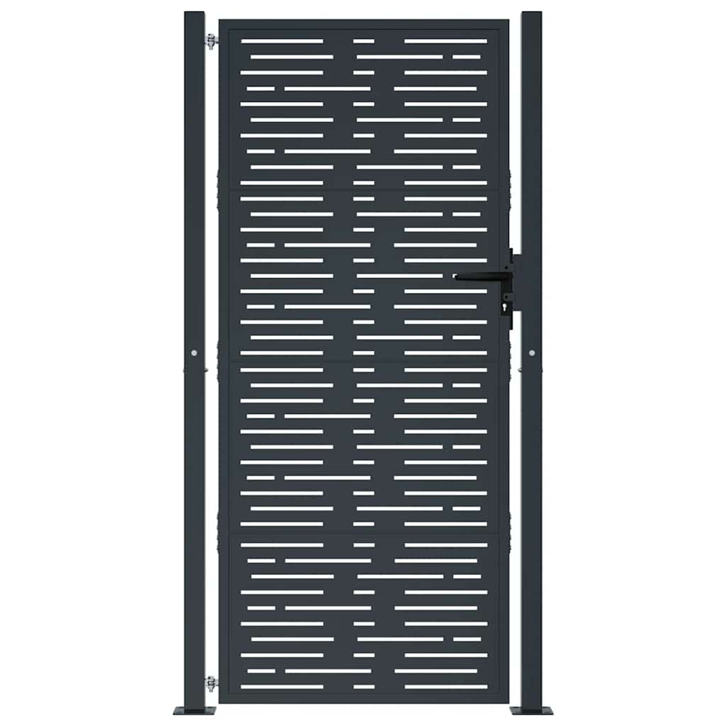 VIDAXL -Anker 105x180 cm mit quadratischem Stahlprofil - Anthrazit - lackiert