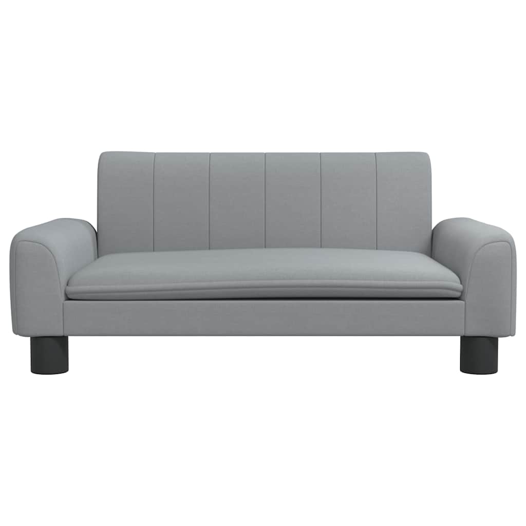 VidaXL Hundekorb 70x45x30 cm Stoff hellgrau