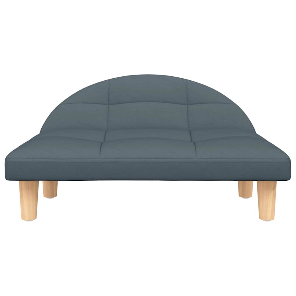 VidaXL Hundebett 70x52x30 cm Stoff Dunkelgrau
