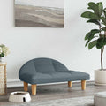 VidaXL Hundebett 70x52x30 cm Stoff Dunkelgrau