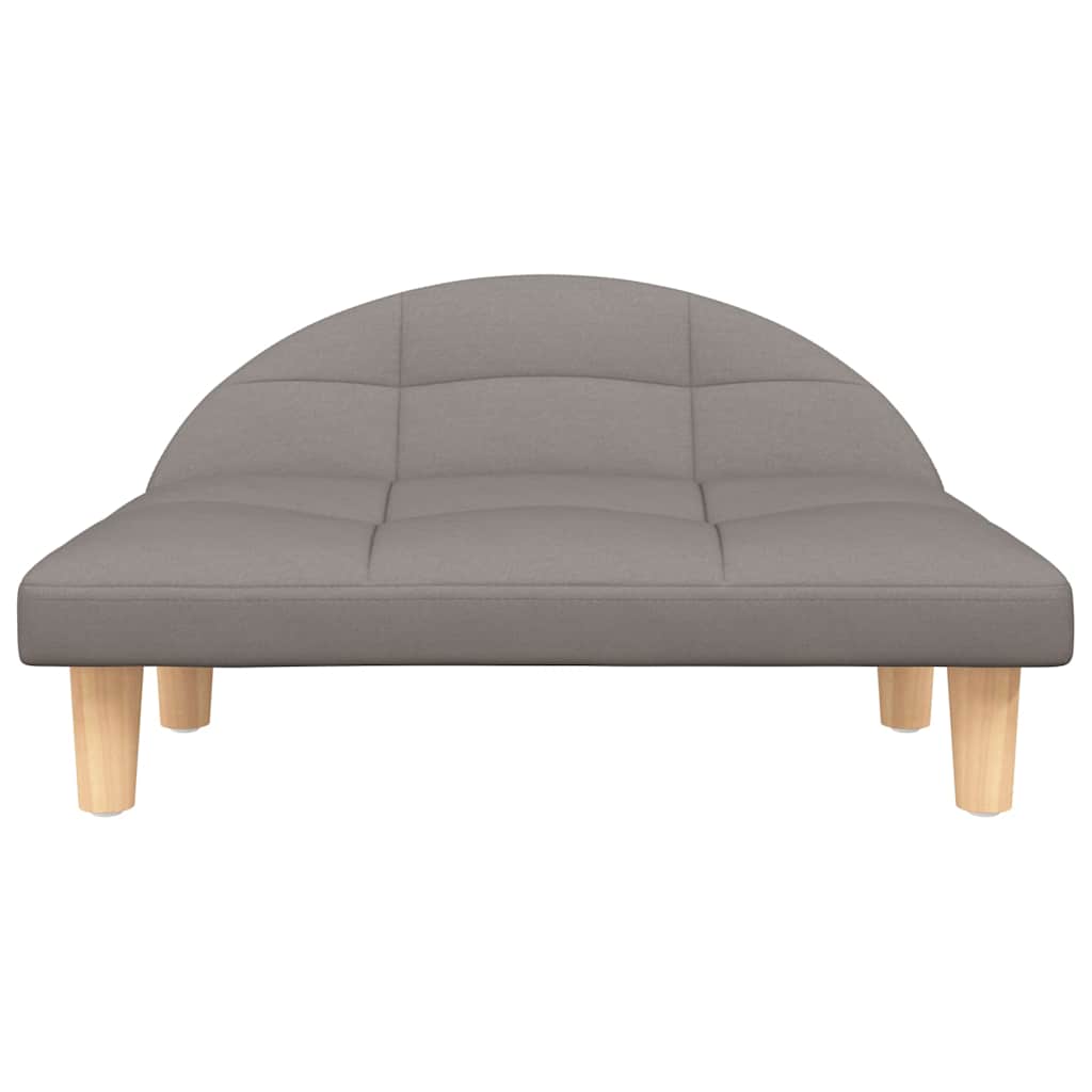 VidaXL Hundebett 70x52x30 cm Stoff Taupe