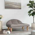 VidaXL Hundebett 70x52x30 cm Stoff Taupe