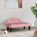 VidaXL Hundebett 70x52x30 cm Samtrosa