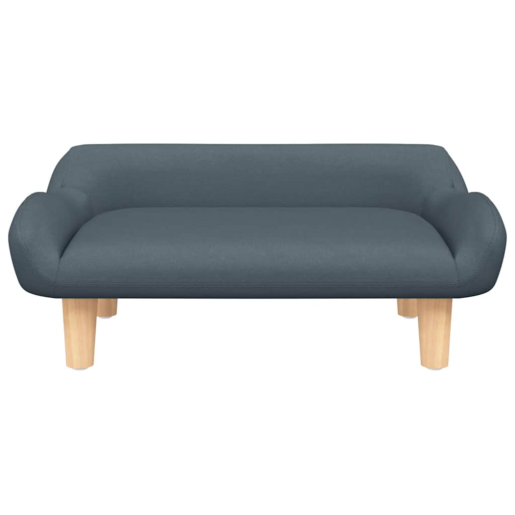 VidaXL Hundebett 70x40x24 cm Stoff Dunkelgrau