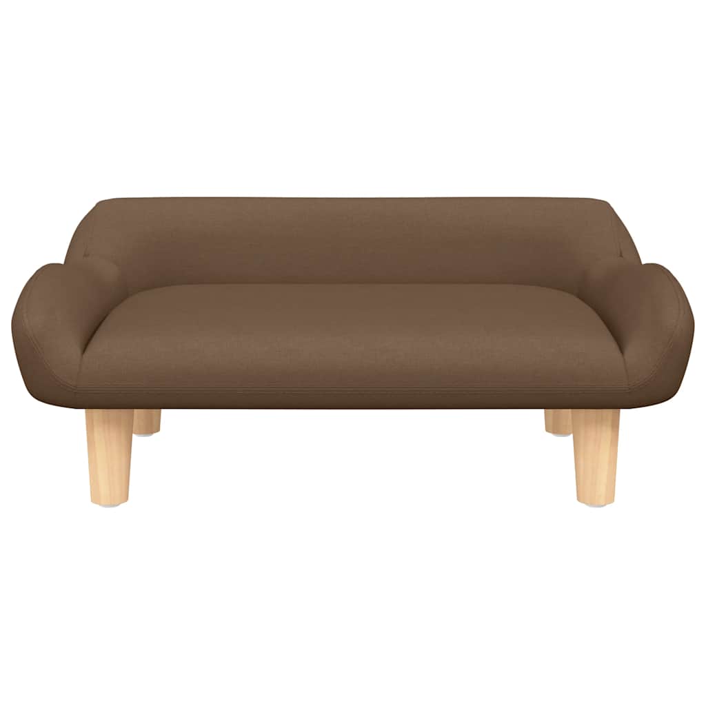 VidaXL Hundebett 70x40x24 cm Stoff Braun