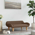 VidaXL Hundebett 70x40x24 cm Stoff Braun