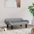 VidaXL Hundebett 70x40x24 cm Samt Hellgrau