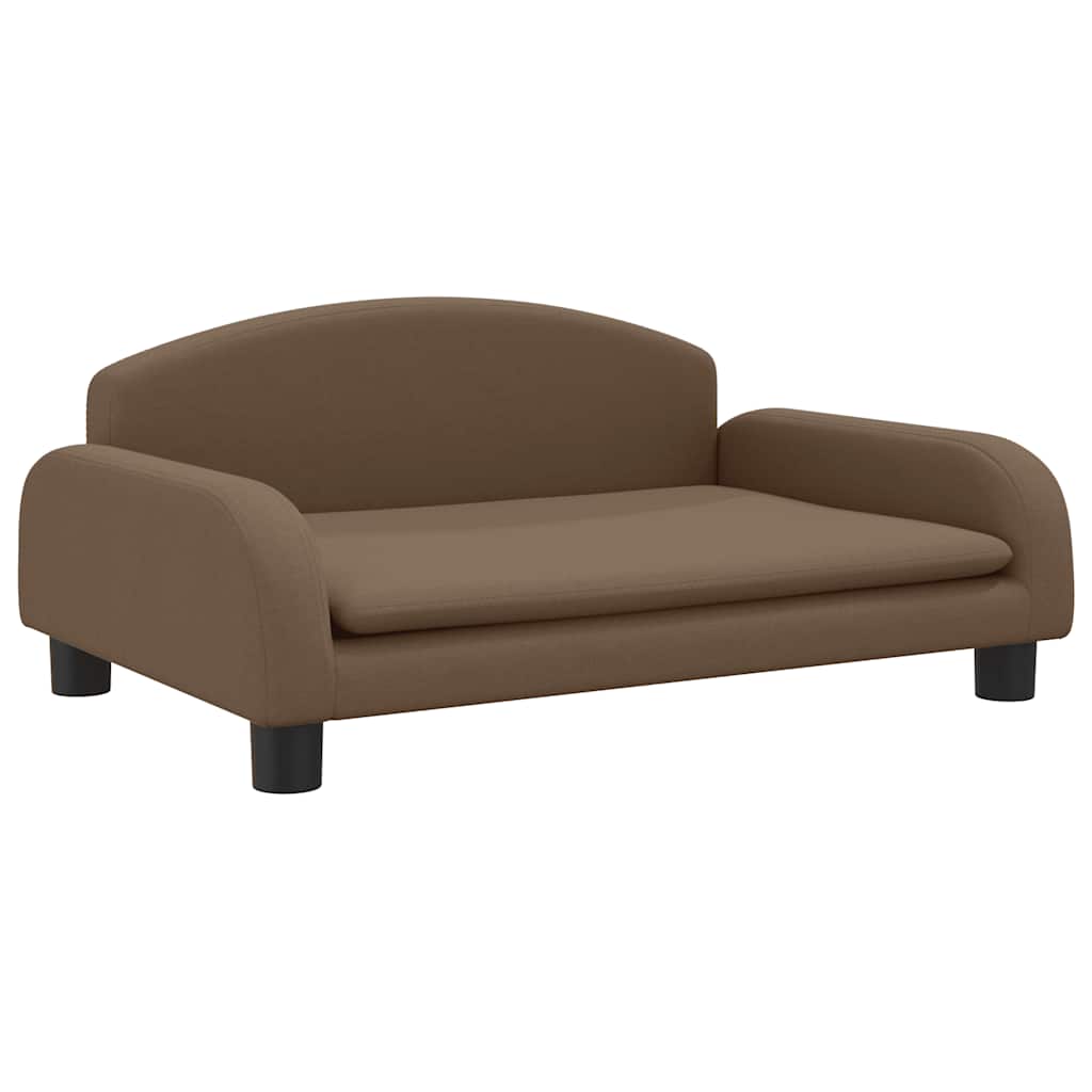 VidaXL Hundekorb 70x45x30 cm Stoff braun