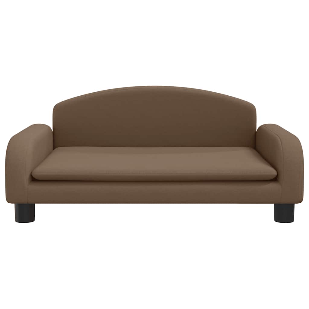 VidaXL Hundekorb 70x45x30 cm Stoff braun