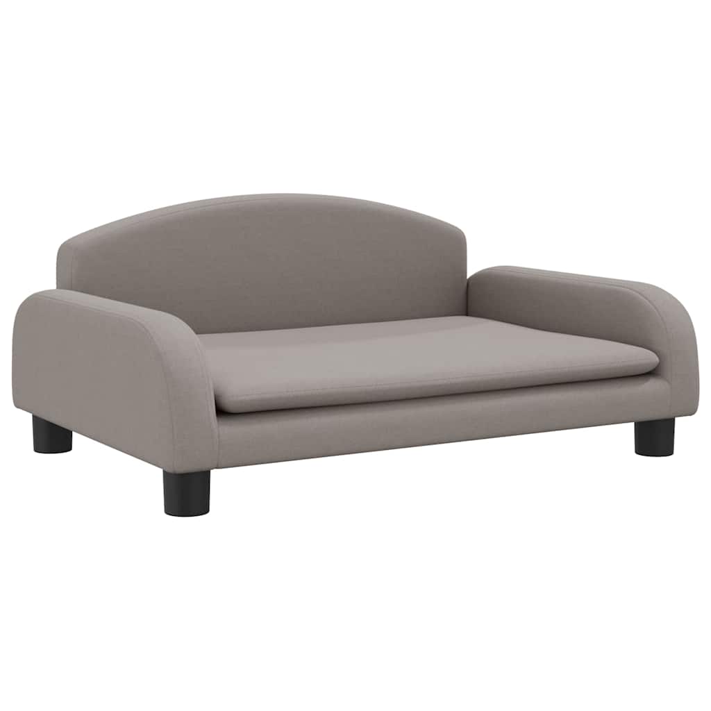 VidaXL Hundekorb 70x45x30 cm Stoff Taupe