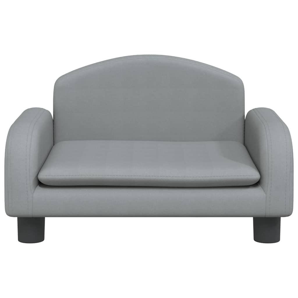 VidaXL Hundebett 50x40x30 cm Stoff Hellgrau