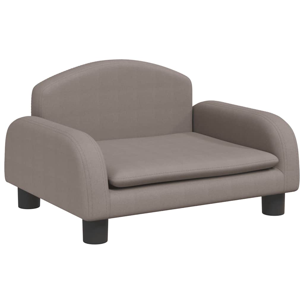 VidaXL Hundebett 50x40x30 cm Stoff Taupe