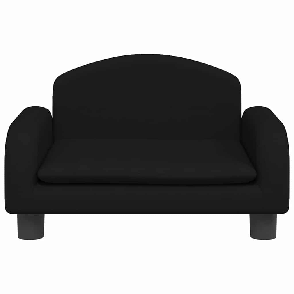 VidaXL Hundebett 50x40x30 cm Stoff Schwarz