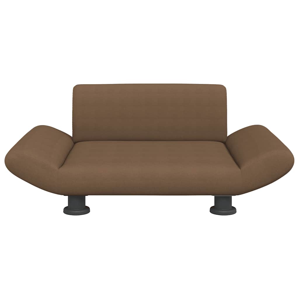 VidaXL Hundekorb 70x45x28 cm Stoff braun