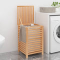 Vidaxl wasmand 45x45x65 cm massief walnotenhout