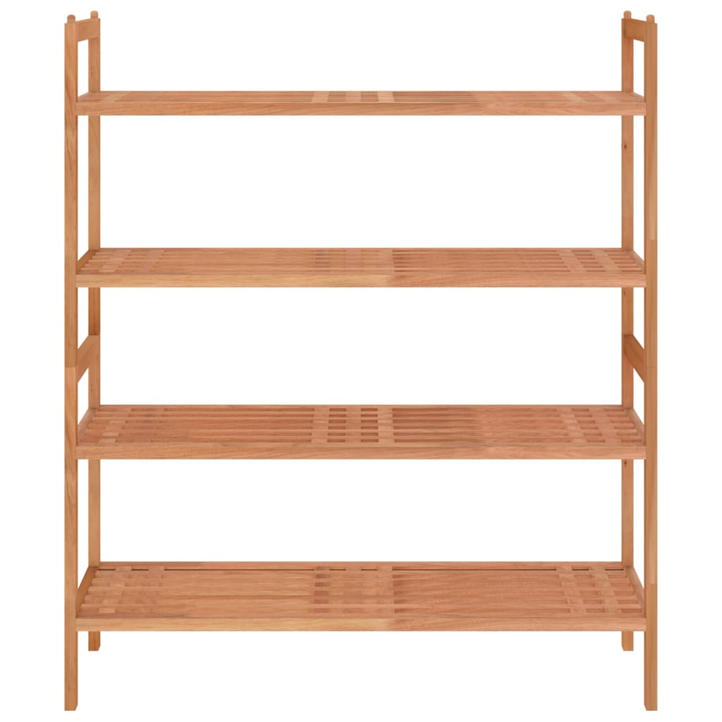 VidaXL Schuhregale, 2 Stück, 69 x 27 x 41 cm, Massivholz Walnuss